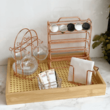 Porta Xícaras de Café Rose Gold