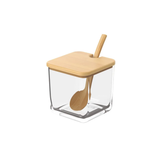Pote Porta Condimentos com Colher Bambu Brisa