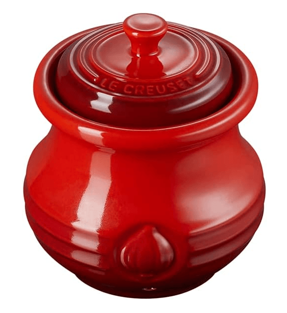 Pote de Alho Vermelho Le Creuset - Ela Decora