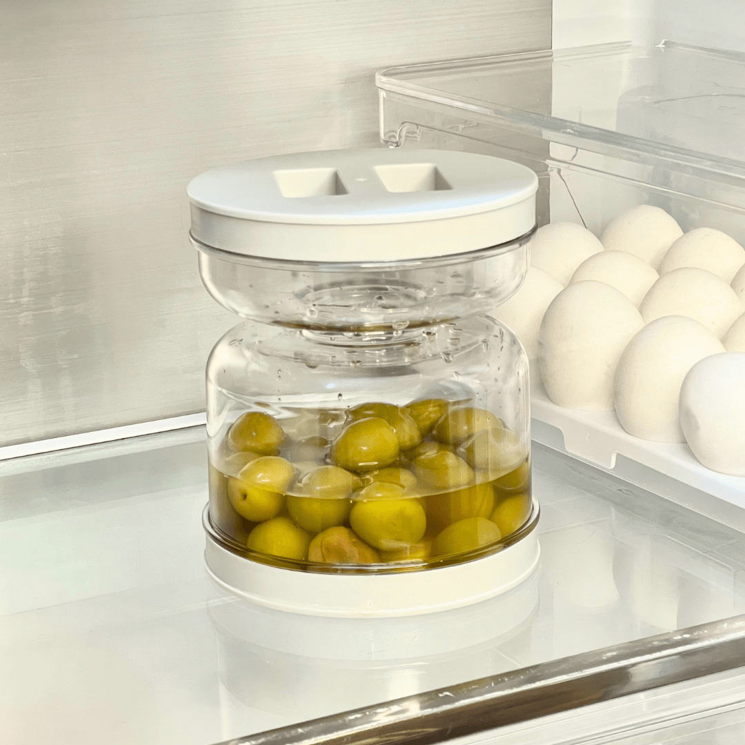 Pote de Armazenamento com Separador de Liquido 800ML - Ela Decora
