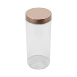 Pote de Vidro Borossilicato Com Tampa de Cobre 2,1l - Ela Decora