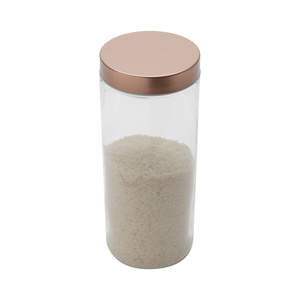 Pote de Vidro Borossilicato Com Tampa de Cobre 2,1l - Ela Decora