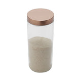 Pote de Vidro Borossilicato Com Tampa de Cobre 2,1l - Ela Decora
