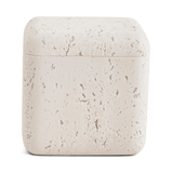 Pote Decorativo em Poliresina Branco 9,5cm - Ela Decora