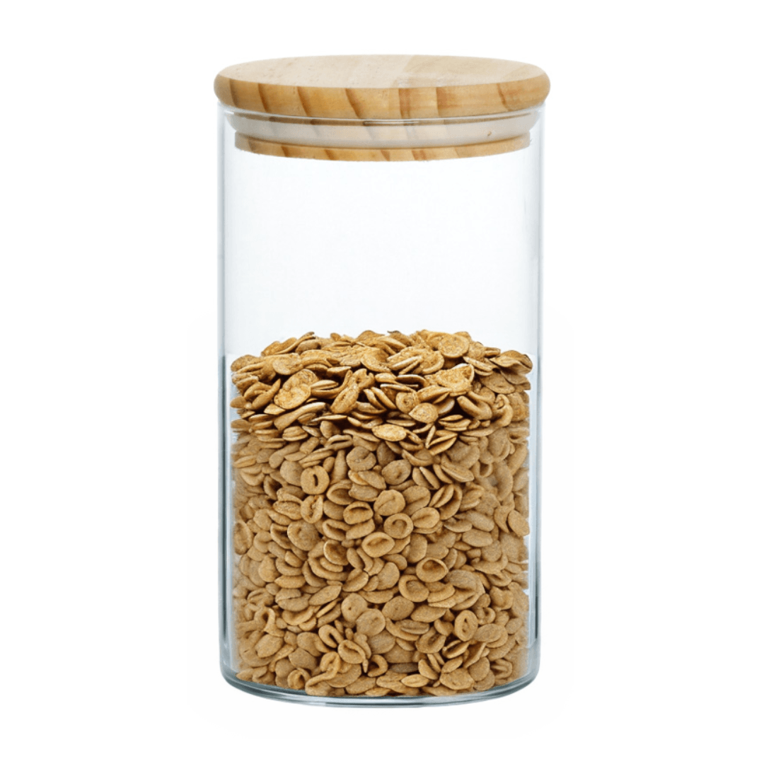 Pote Hermético de Vidro Redondo Liege 900ml - Ela Decora