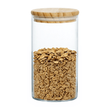 Pote Hermético de Vidro Redondo Liege 900ml - Ela Decora