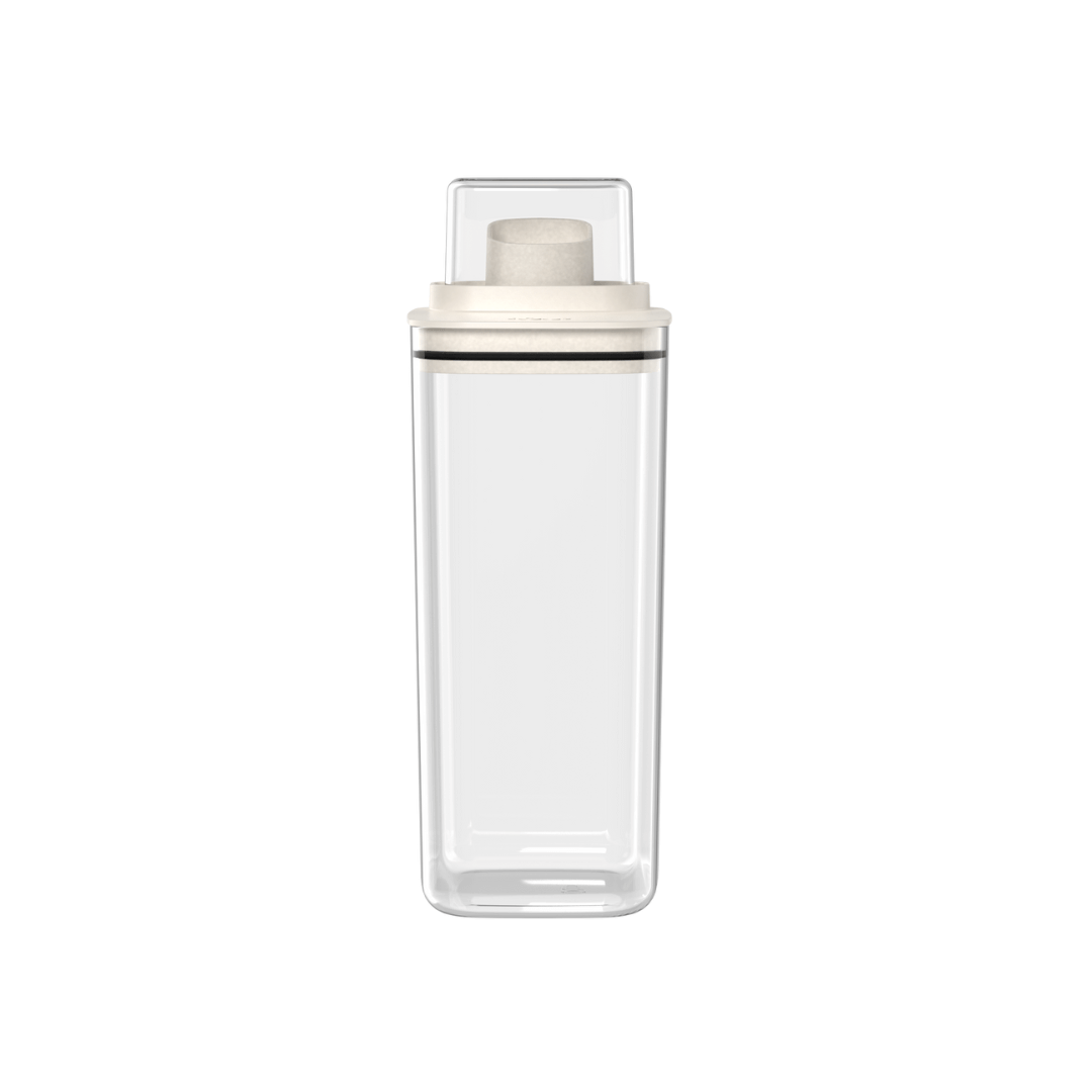 Pote Hermético Dispenser Flow Bege 2,3 Litros - Ela Decora