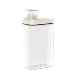 Pote Hermético Dispenser Flow Bege 2,3 Litros - Ela Decora