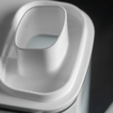 Pote Hermético Dispenser Flow Branco 1,5 Litros - Ela Decora