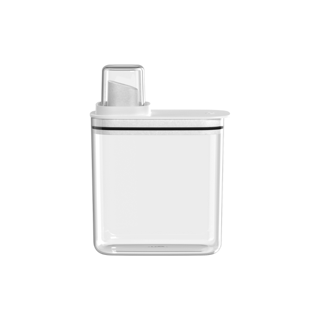 Pote Hermético Dispenser Flow Branco 1,5 Litros - Ela Decora