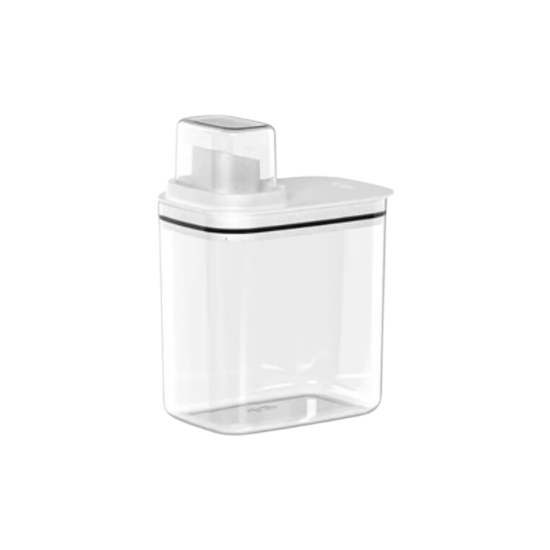 Pote Hermético Dispenser Flow Branco 1,5 Litros - Ela Decora