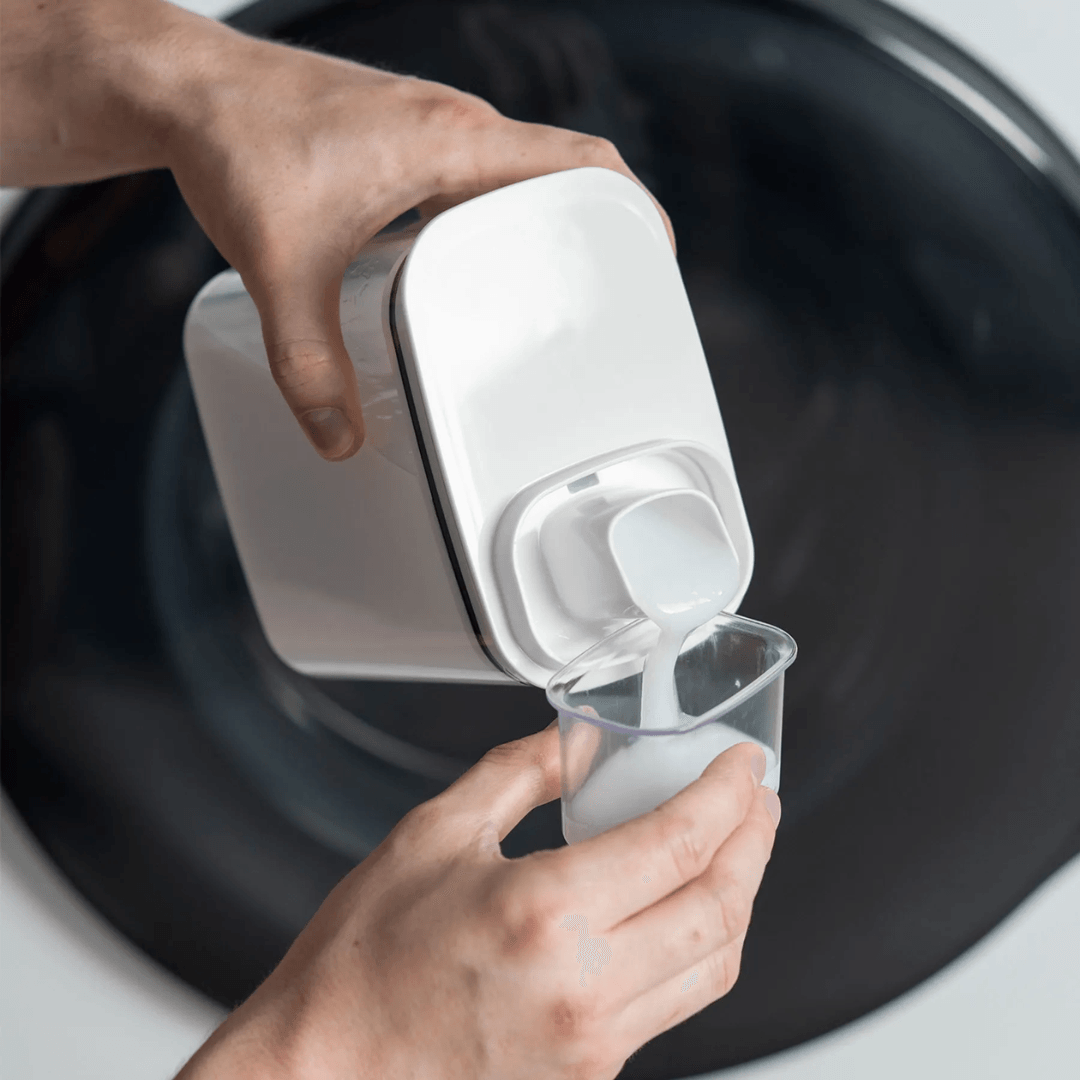Pote Hermético Dispenser Flow Branco 1,5 Litros - Ela Decora