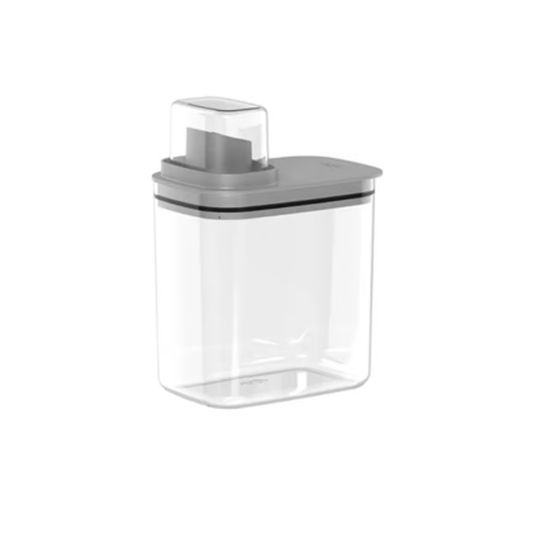 Pote Hermético Dispenser Flow Chumbo 1,5 Litros - Ela Decora