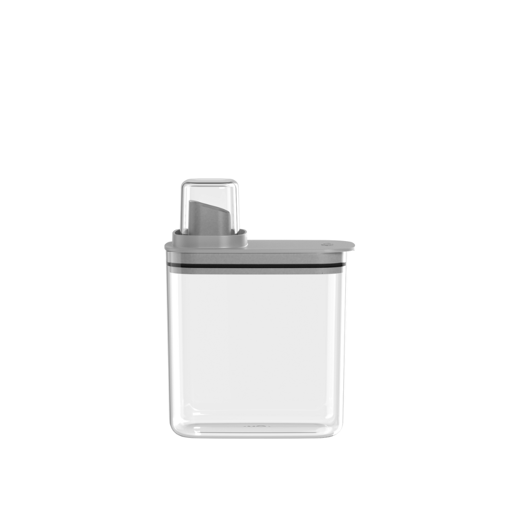 Pote Hermético Dispenser Flow Chumbo 1,5 Litros - Ela Decora