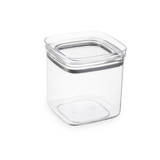 Pote Hermético Quadrado Com Tampa Transparente Vedação Tripla Pote M - 1,1 Litro - Ela Decora