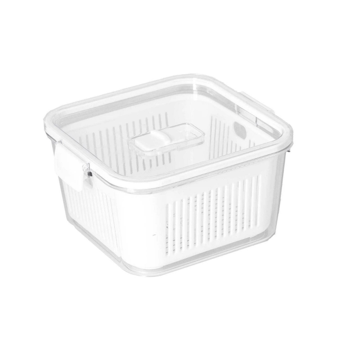 Pote Hermético Slim Multiuso Branco 1,3 Litros - Ela Decora
