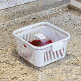 Pote Hermético Slim Multiuso Branco 1,3 Litros - Ela Decora