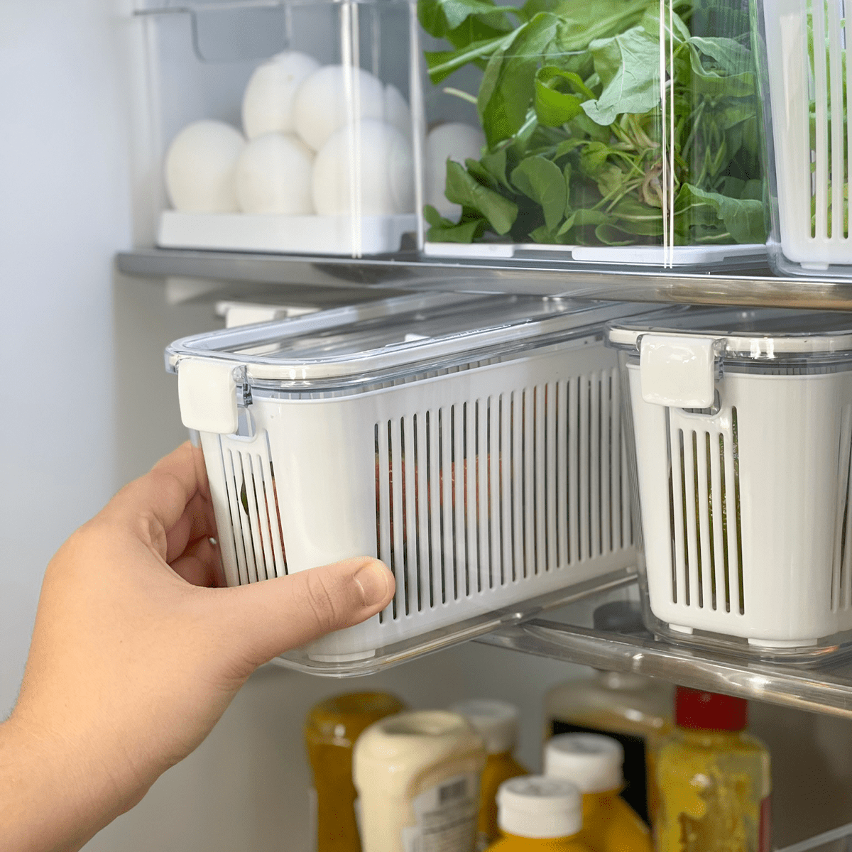 Pote Hermético Slim Multiuso Branco 1,7 Litros - Ela Decora