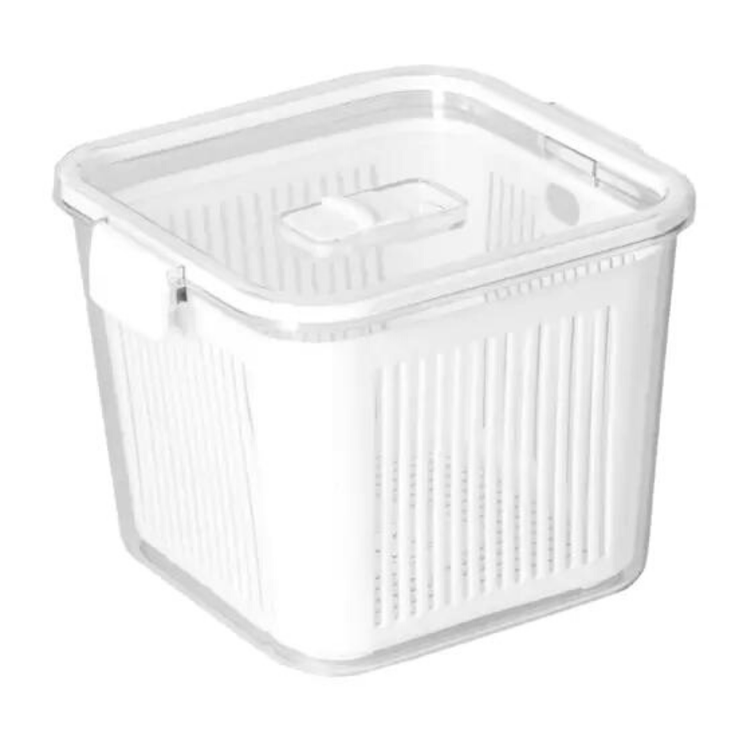 Pote Hermético Slim Multiuso Branco 2 Litros - Ela Decora