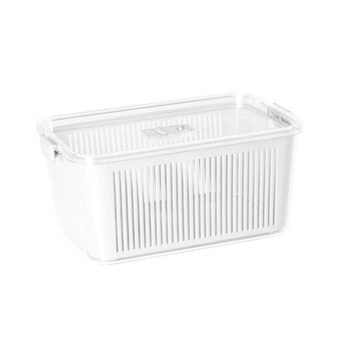 Pote Hermético Slim Multiuso Branco 4,4 Litros - Ela Decora