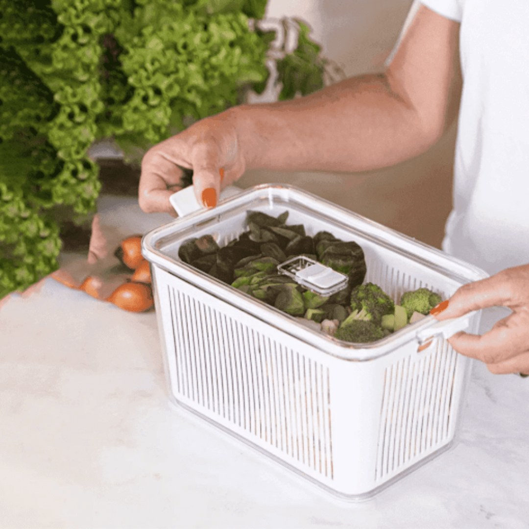 Pote Hermético Slim Multiuso Branco 4,4 Litros - Ela Decora