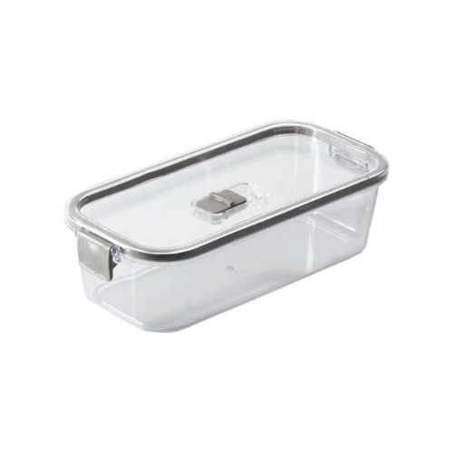 Pote Hermético Slim Multiuso Cinza 845ml - Ela Decora