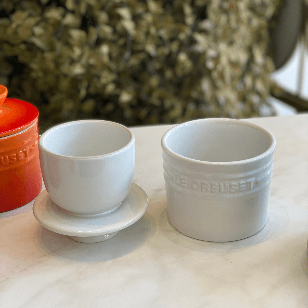 Pote para Manteiga Manteigueira Branca Le Creuset - Ela Decora