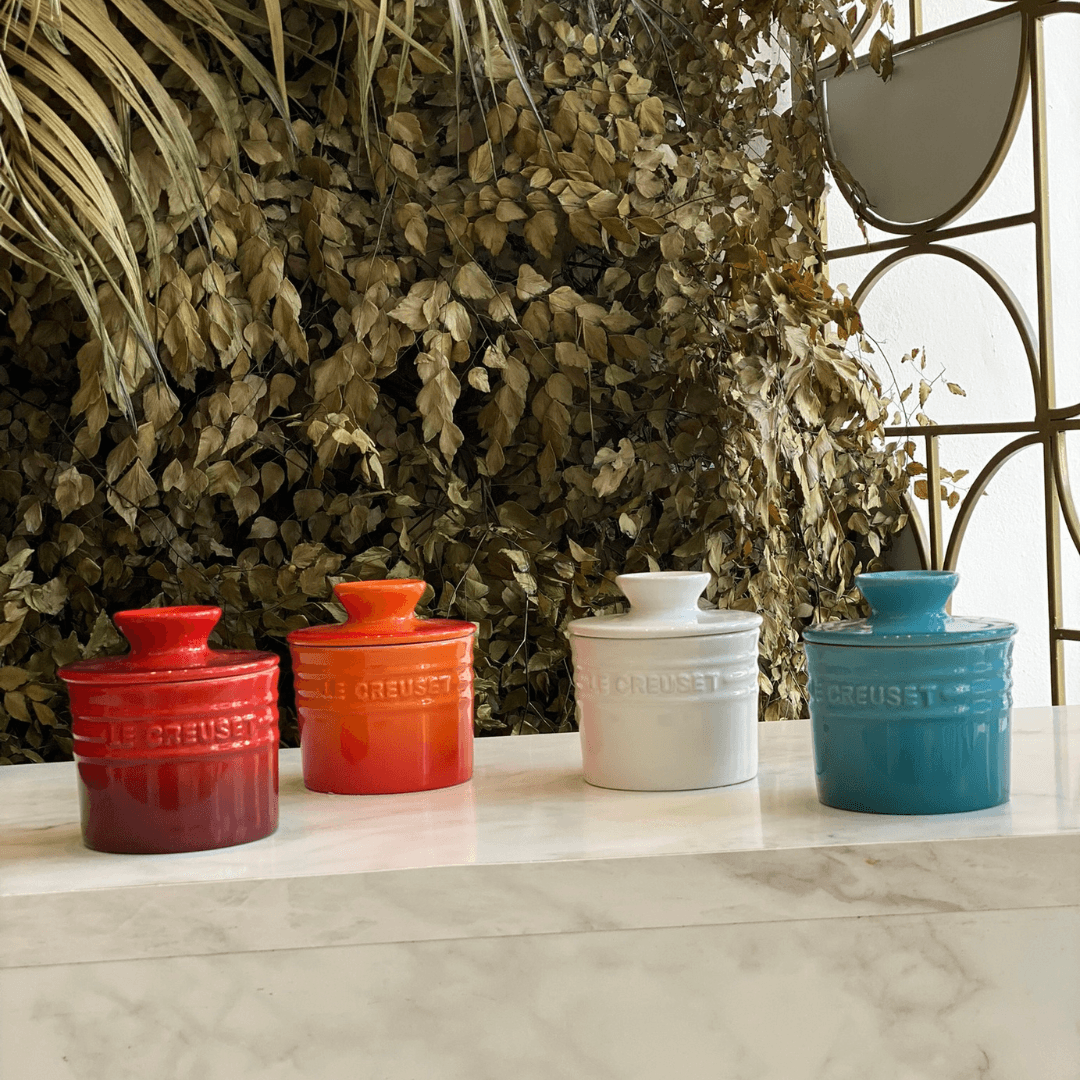 Pote para Manteiga Manteigueira Branca Le Creuset - Ela Decora