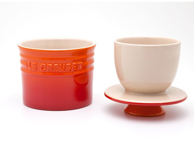 Pote para Manteiga Manteigueira Laranja Le Creuset - Ela Decora