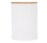 Pote Porta Mantimentos Para Café Canister Branco - Ela Decora