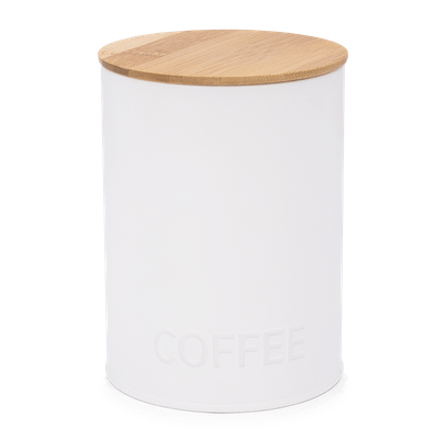 Pote Porta Mantimentos Para Café Canister Branco - Ela Decora
