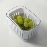 Pote Hermético com Cesto Clear Fresh 14,5cm Branco