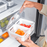 Pote Hermético Clear Fresh com 2 Cestos 2,2L