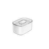 Pote Hermético com Cesto Clear Fresh 14,5cm Branco
