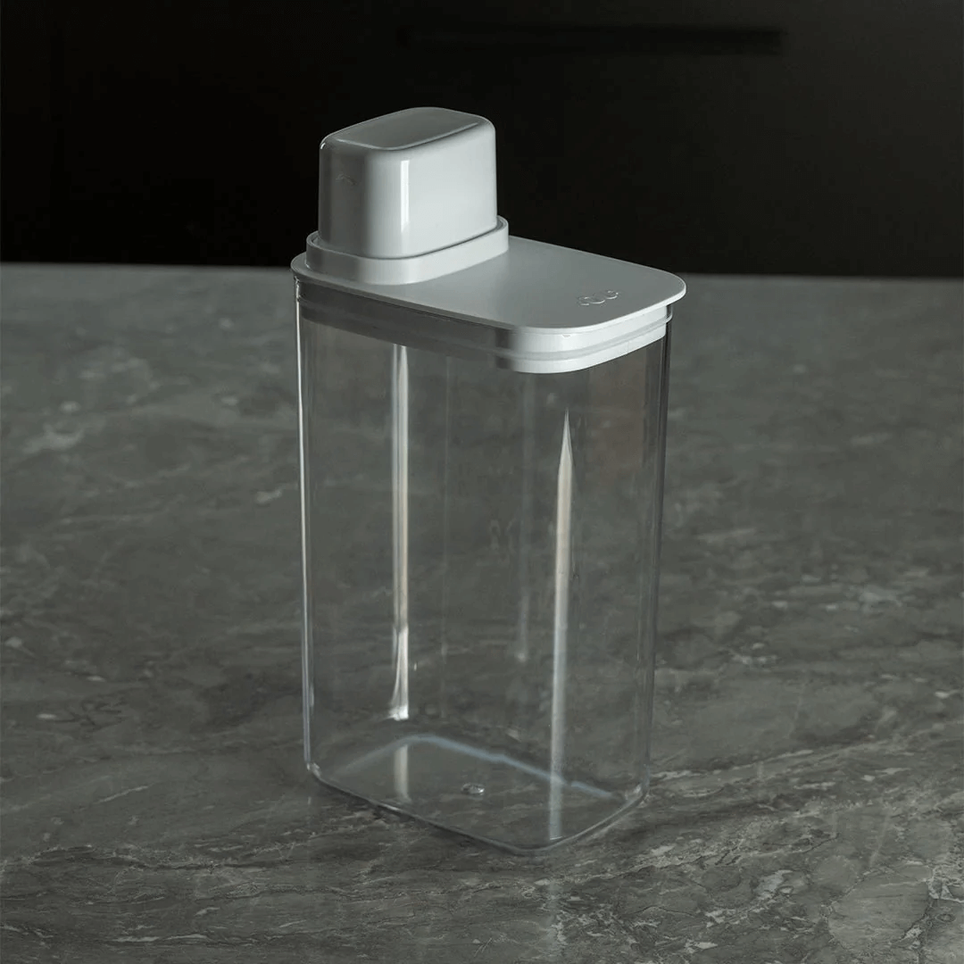 Pote Hermético com Medidor Drop Branco 2,3L