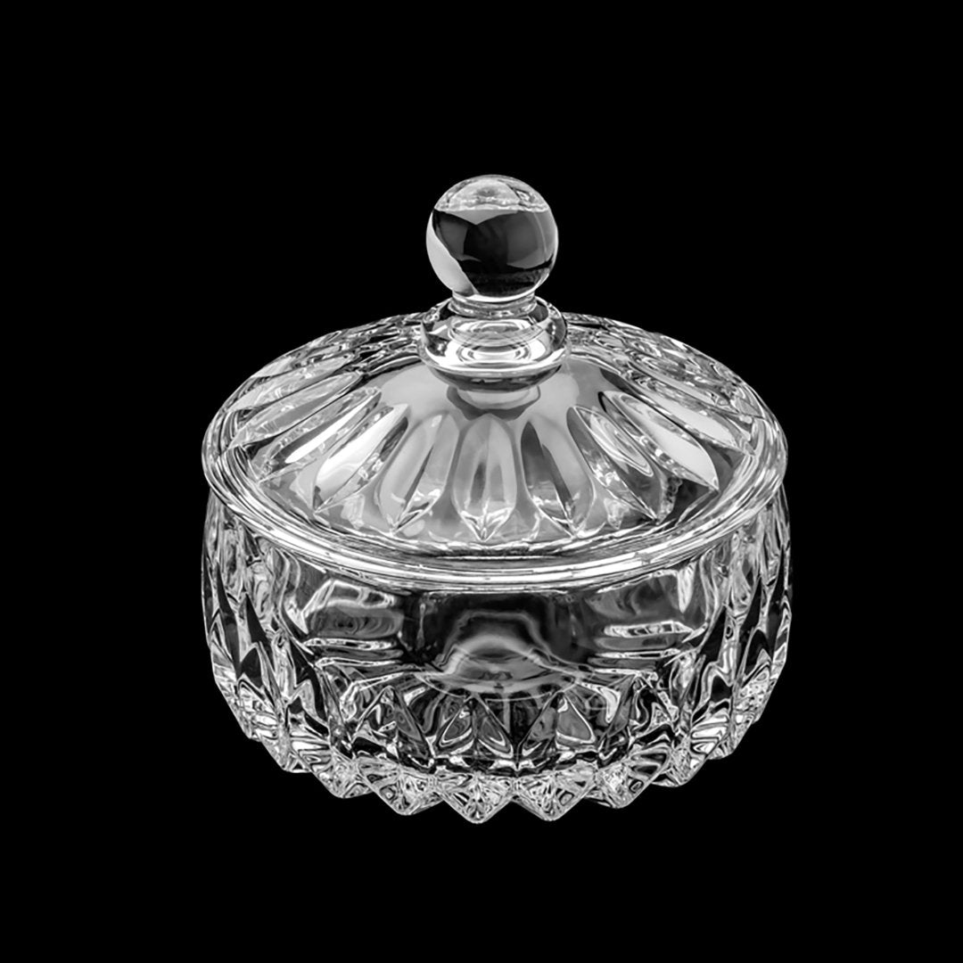 Potiche Bomboniere Louise em Cristal de Chumbo 11cm - Ela Decora