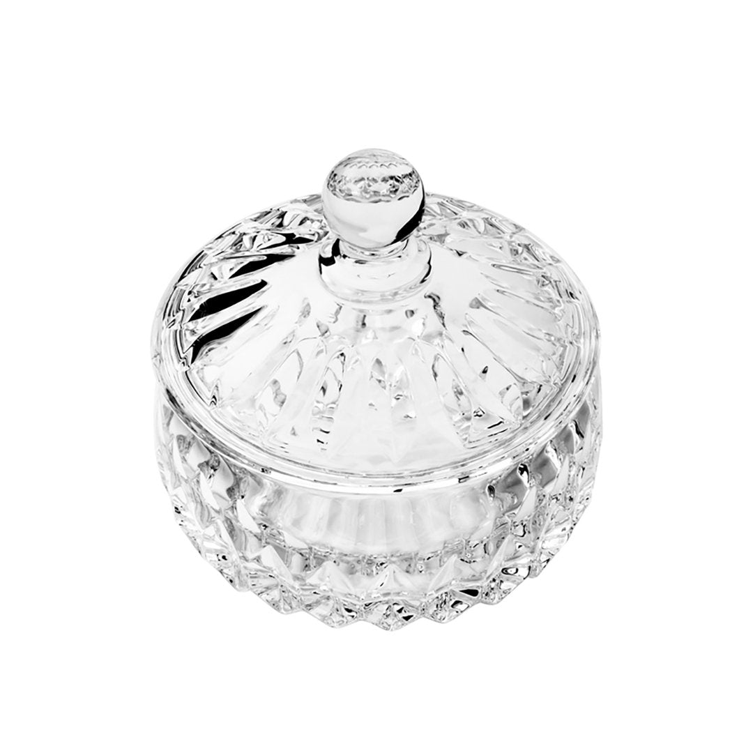 Potiche Bomboniere Louise em Cristal de Chumbo 11cm - Ela Decora