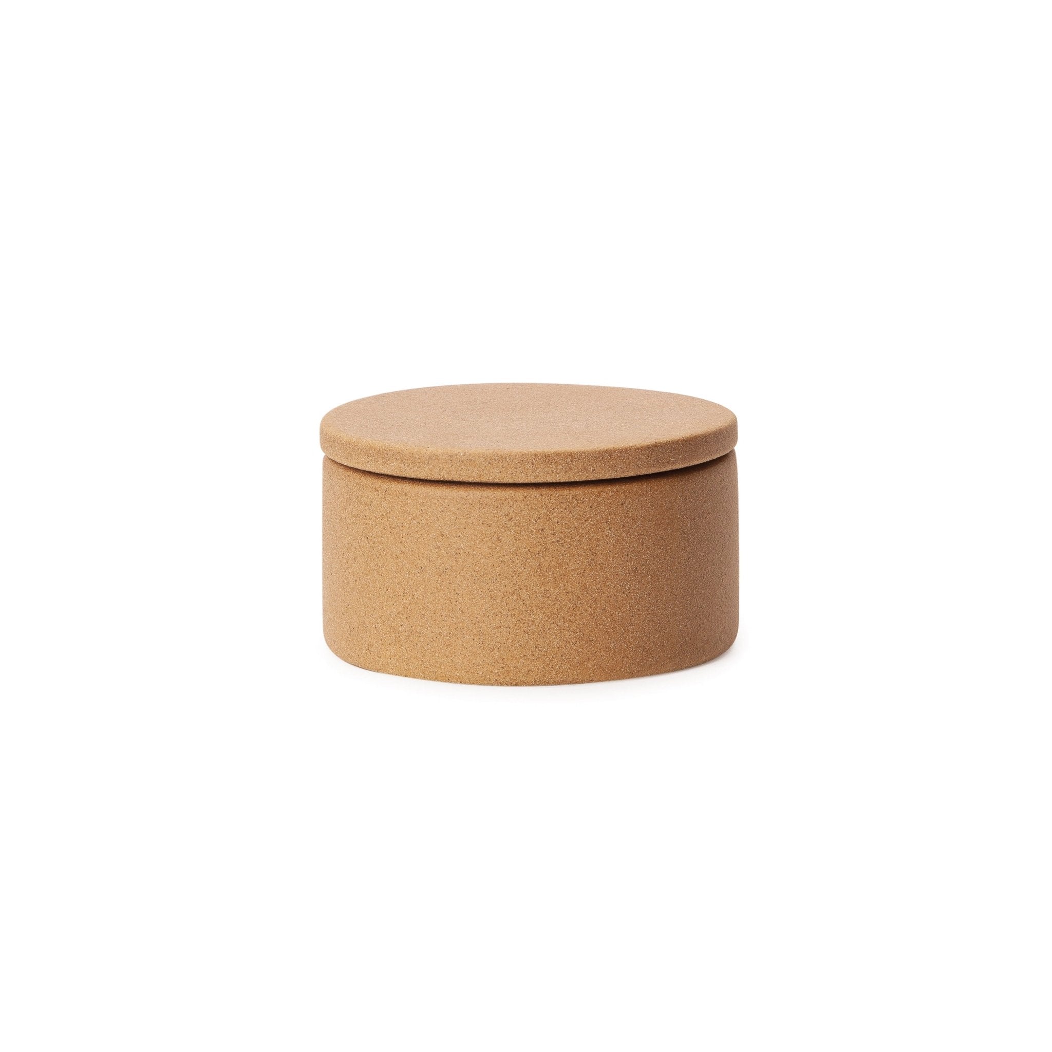Potiche Caixa Cerâmica Areia 12cm Mart - Ela Decora