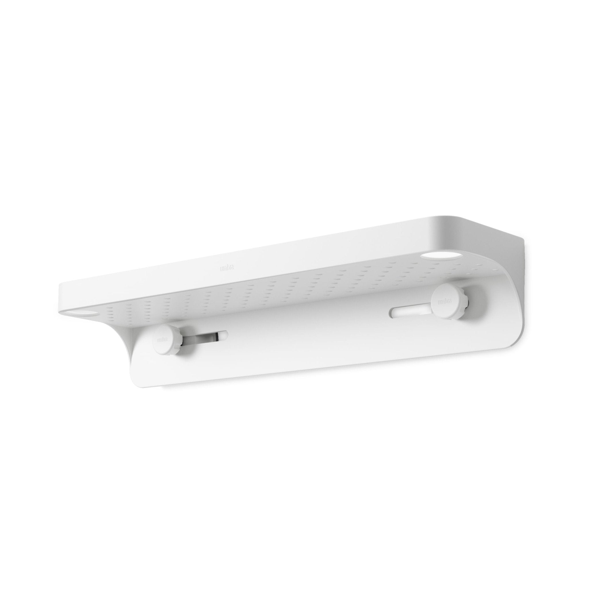 Prateleira Fixação Ventosa 45cm Linha Flex Branca - Ela Decora