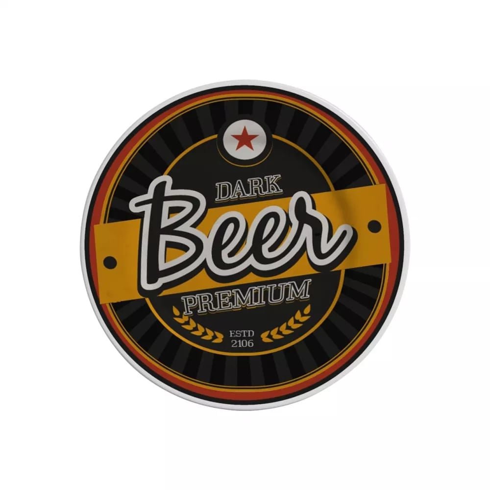Prato de Sobremesa Beer 19,5cm - Ela Decora