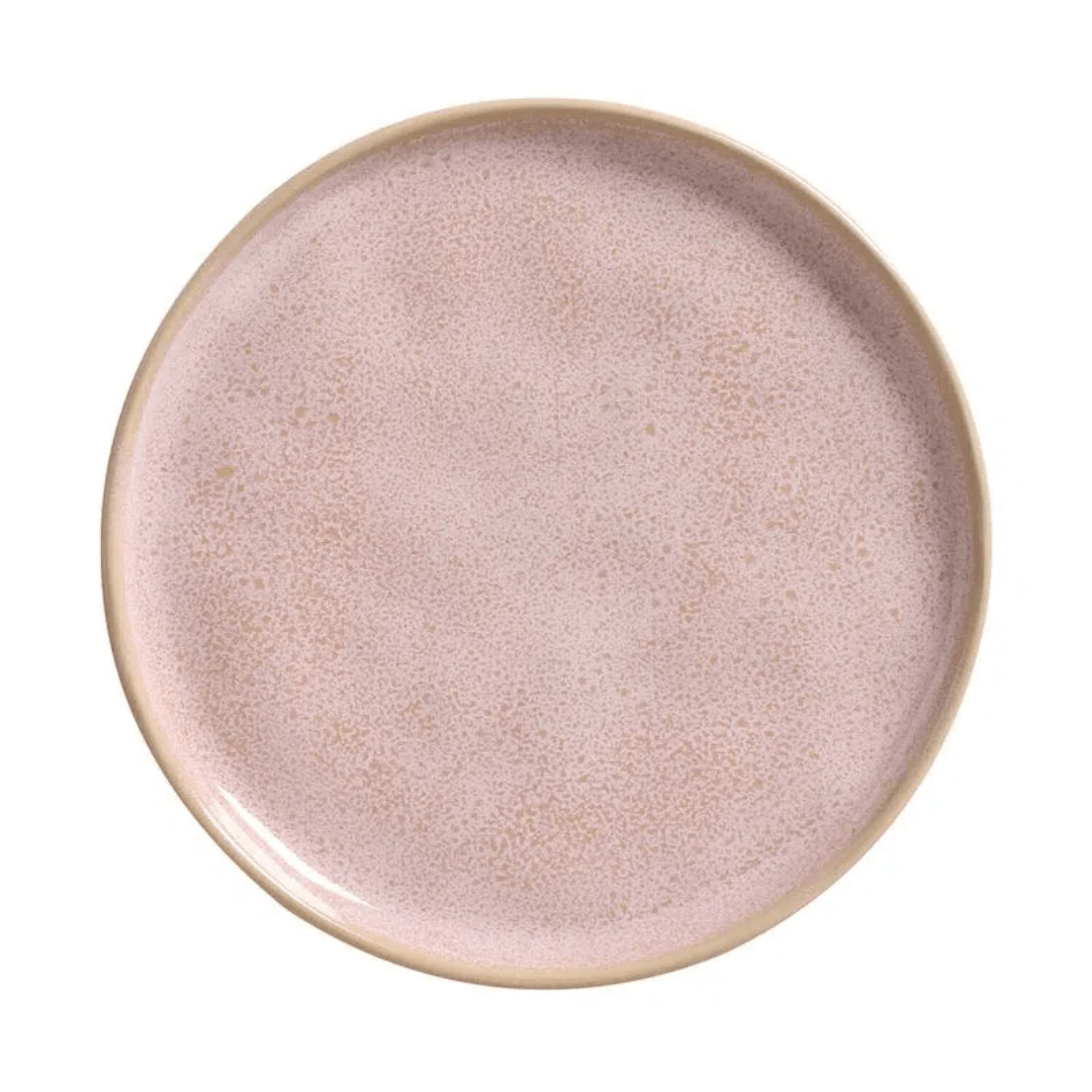Prato de Sobremesa Bio Litchi Rosa 21,5cm - Ela Decora