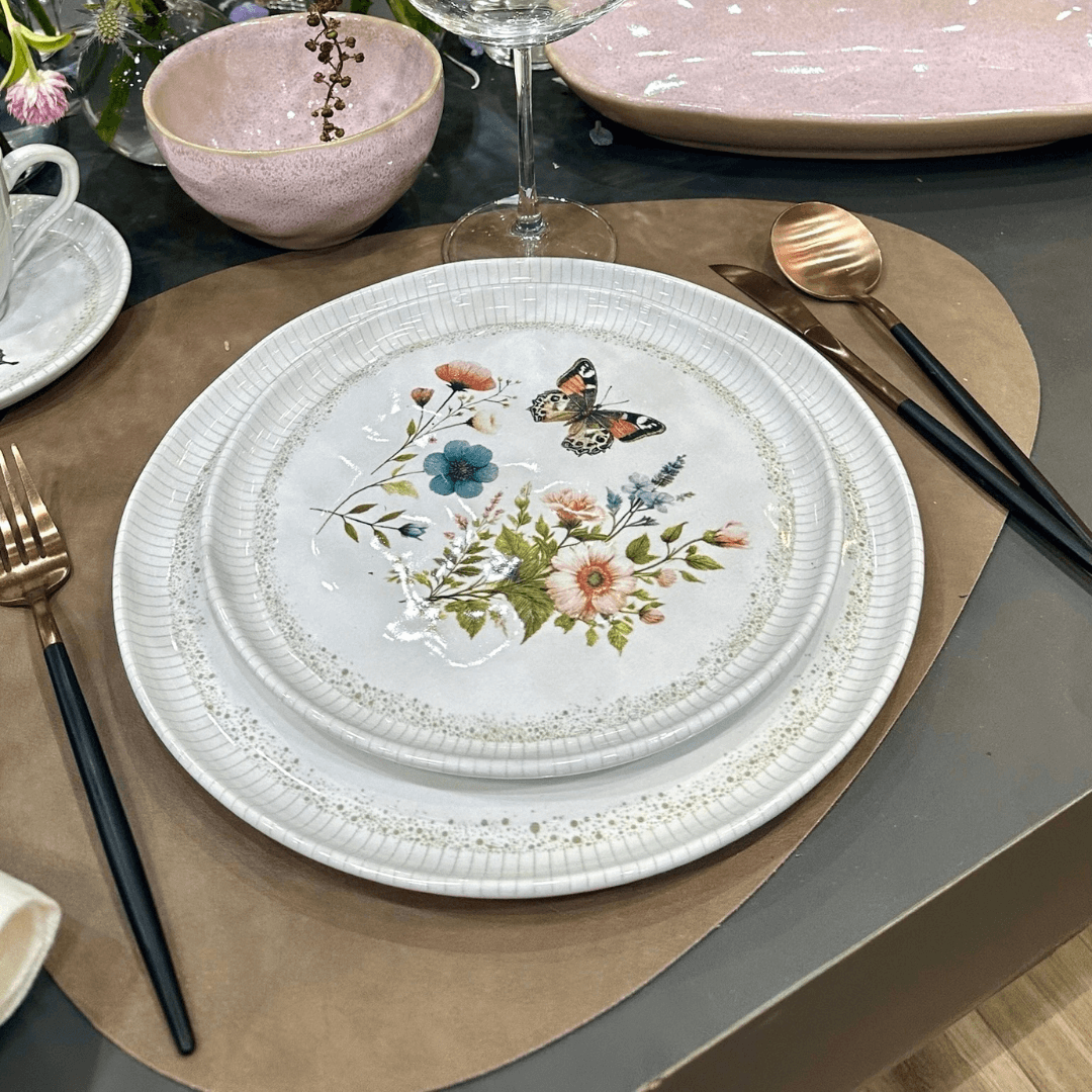 Prato de Sobremesa Bio Refúgio 22,5cm - Ela Decora