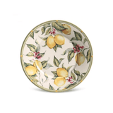 Prato De Sobremesa Cerâmica Mônaco Limão Siciliano - 20,5 cm - Ela Decora