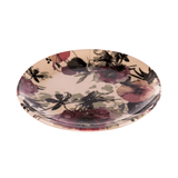 Prato De Sobremesa Coup Angie Cerâmica Estampa Floral - 20,5 cm - Ela Decora