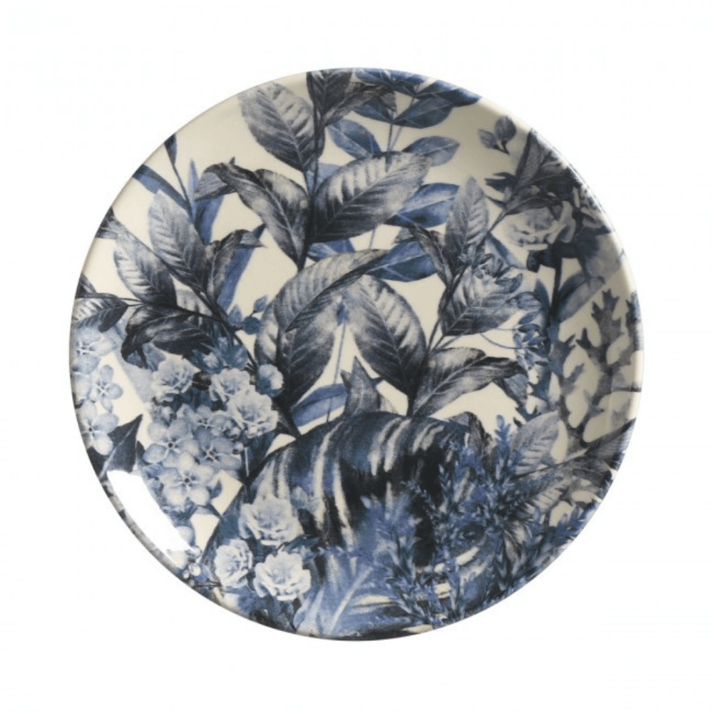 Prato de Sobremesa Coup Blue Garden - 20,5 - Ela Decora