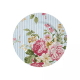 Prato de Sobremesa em Cerâmica Adore Azul 19,cm - Ela Decora