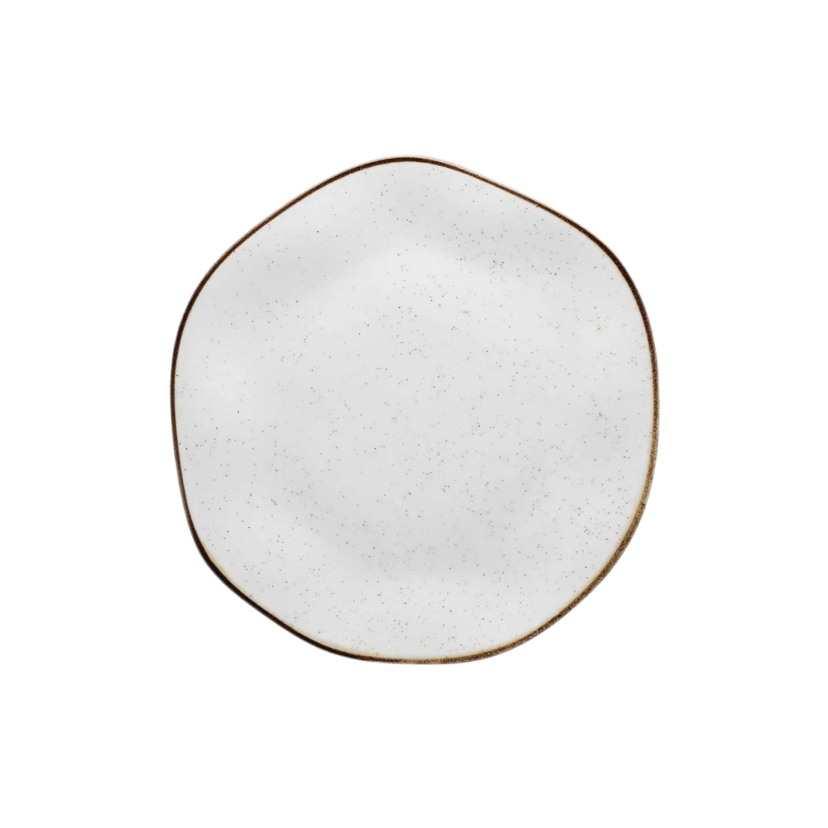 Prato de Sobremesa Maresia de Porcelana 21,5cm - Ela Decora