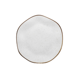 Prato de Sobremesa Maresia de Porcelana 21,5cm - Ela Decora