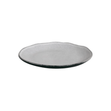 Prato de Sobremesa Orgânico Concreto Cinza 19,5cm - Ela Decora