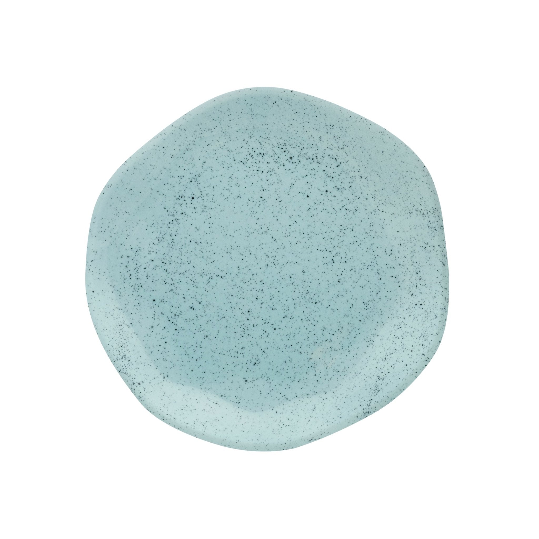 Prato de Sobremesa Porcelana Azul Blue Bay - 21,5cm - Ela Decora